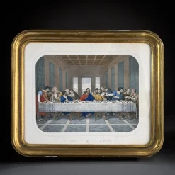 Nach Leonardo Da Vinci, La Cène (Das letzte Abendmahl), 1890er Jahre, Chromolithograph