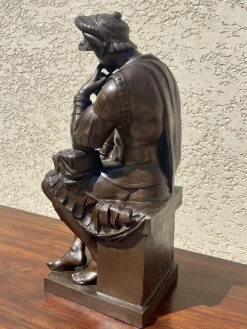Nach Michelangelo Buonarotti, Lorenzo de Medici, Bronze