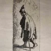 Nach Rembrandt, Bettler mit Stock, Radierung, 19. Jh