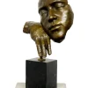 Nach Salvador Dalí, Schlafende Gesichtsmaske, Bronze