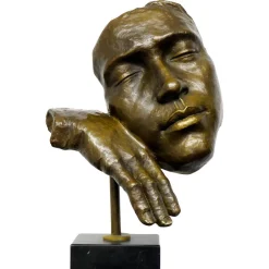 Nach Salvador Dalí, Schlafende Gesichtsmaske, Bronze