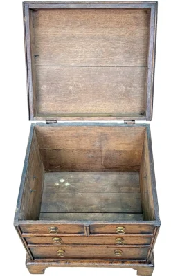 Nachtkästchen aus Eiche, 1720