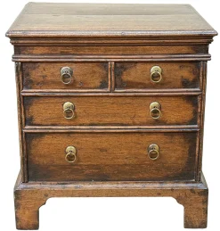 Nachtkästchen aus Eiche, 1720