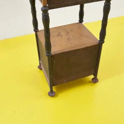 Nachttisch aus Metall, 1900er
