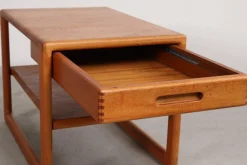 Nachttisch aus Teak, Dänemark, 1960er