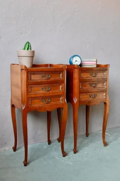 Nachttische im Louis XVI Stil, 1930er, 2er Set