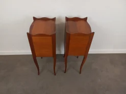 Nachttische im Louis XV Stil, 1950er, 2er Set