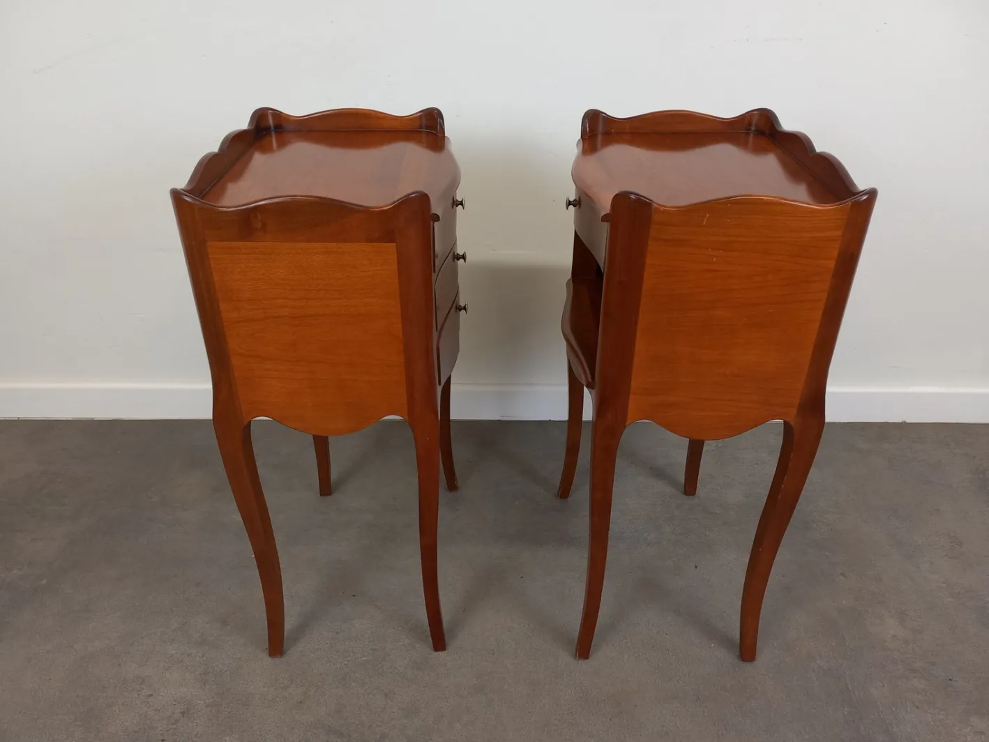 Nachttische im Louis Xv Stil, 1950er, 2er Set