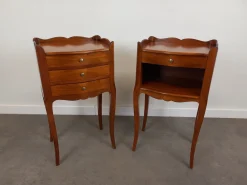 Nachttische im Louis Xv Stil, 1950er, 2er Set