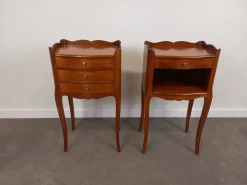 Nachttische im Louis Xv Stil, 1950er, 2er Set