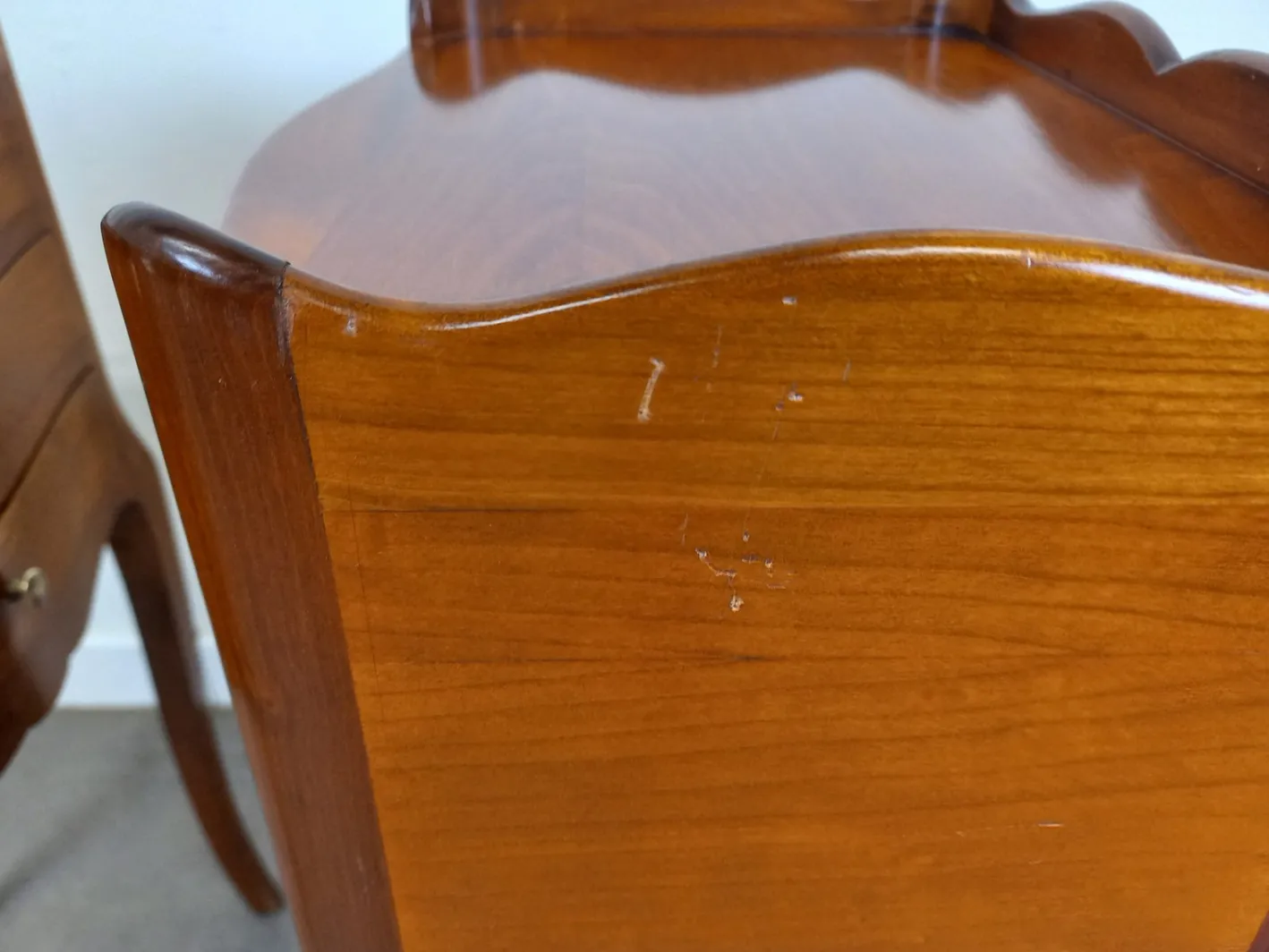 Nachttische im Louis Xv Stil, 1950er, 2er Set
