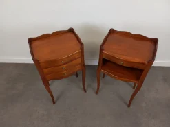 Nachttische im Louis Xv Stil, 1950er, 2er Set