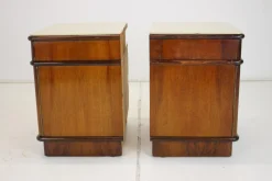 Nachttische, Tschechoslowakei, 1945er, 2er Set
