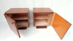 Nachttische von Jindřich Halabala für Up Závody, 1960er, 2er Set