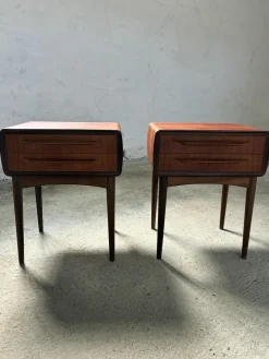 Nachttische von Johannes Andersen, 1950er, 2er Set