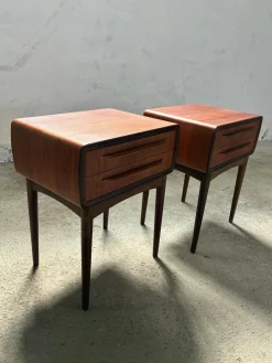 Nachttische von Johannes Andersen, 1950er, 2er Set