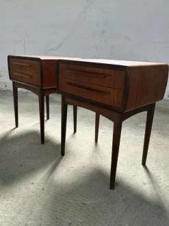 Nachttische von Johannes Andersen, 1950er, 2er Set