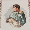 Napoleon Cognac Likörflasche mit Deckel und Tassen in Box von Limoges, 7 . Set
