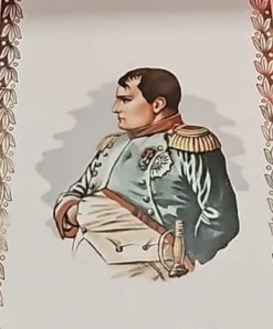 Napoleon Cognac Likörflasche mit Deckel und Tassen in Box von Limoges, 7 . Set