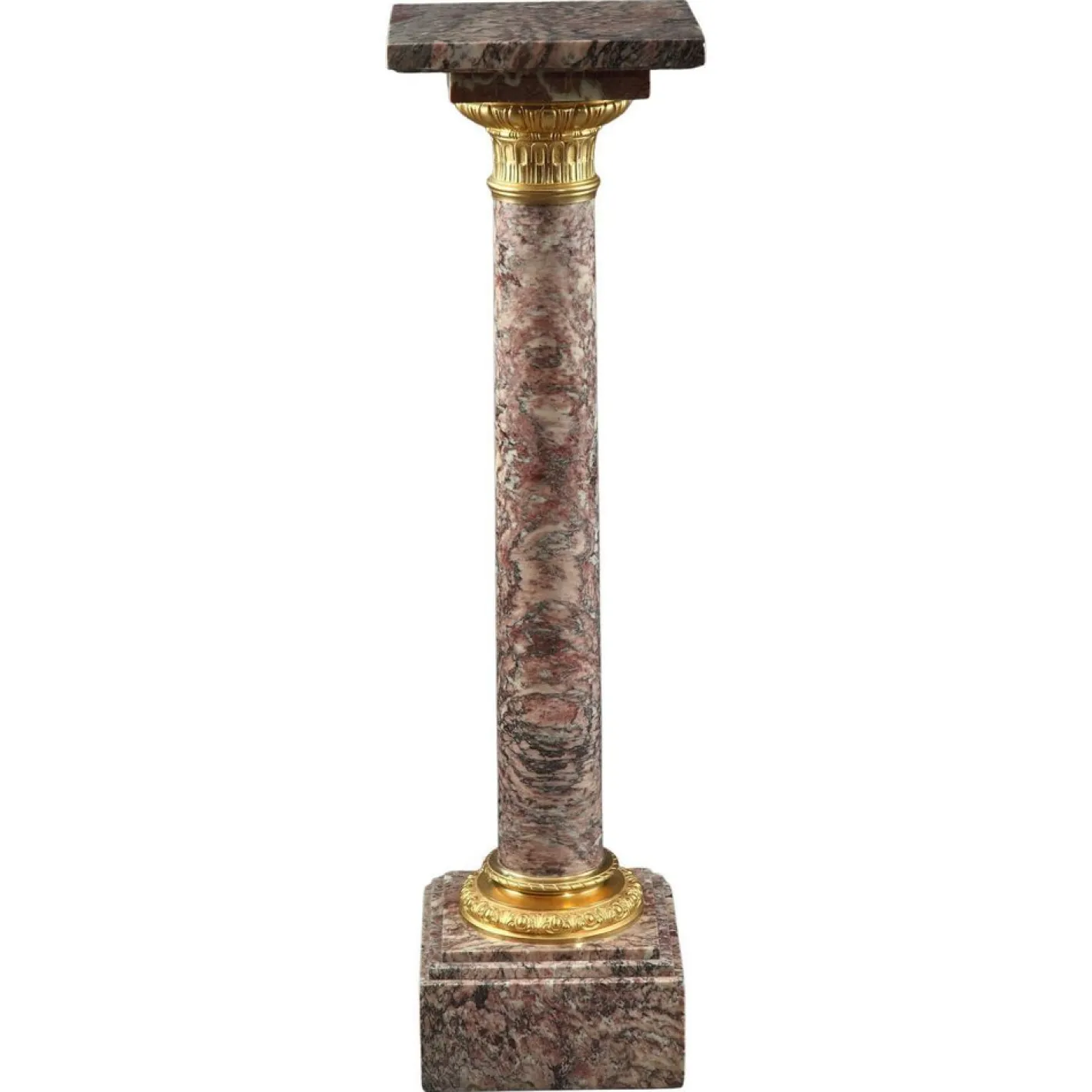 Napoleon III Brocatelle Marmorsäule, 19. Jh.