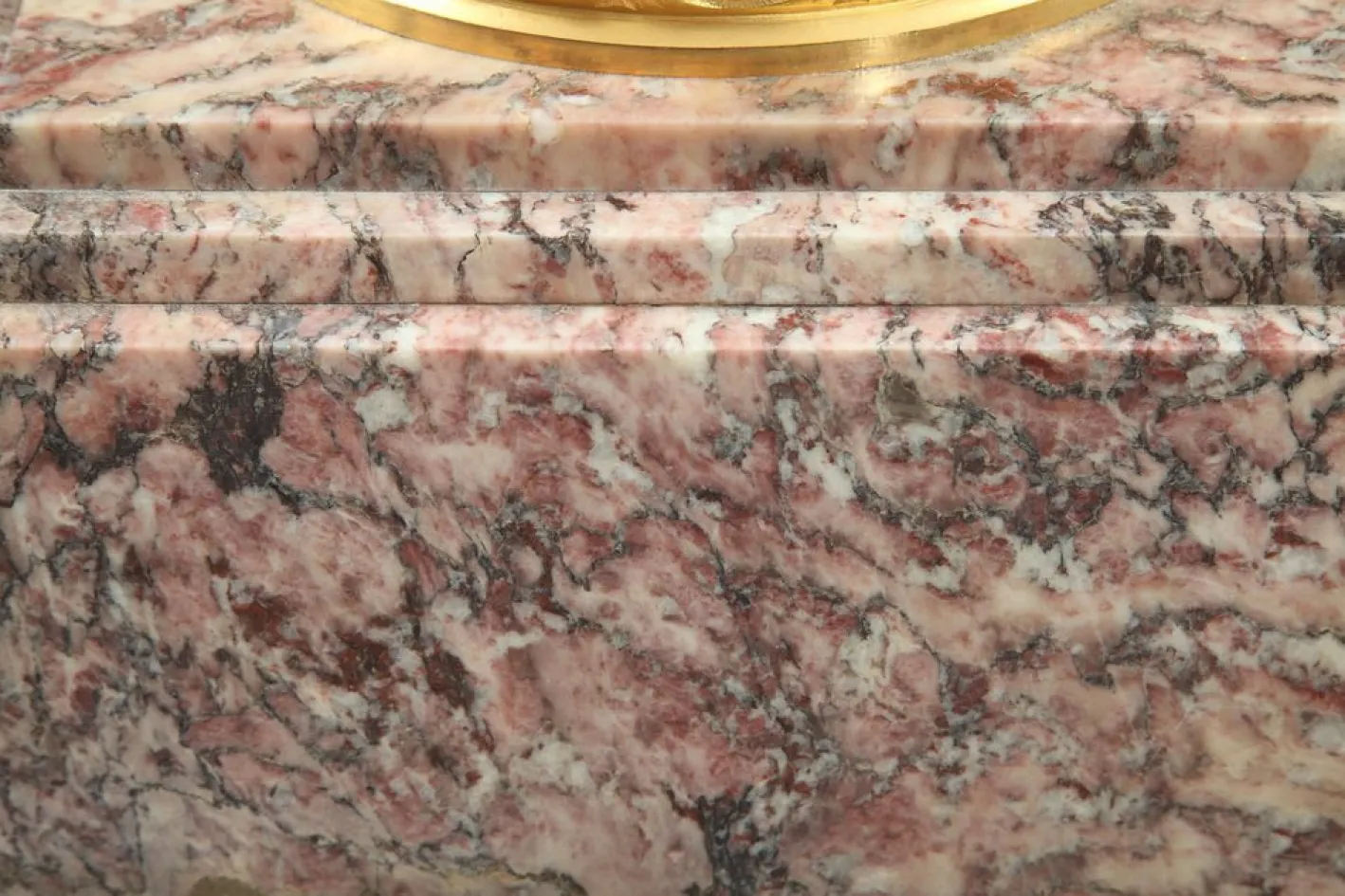 Napoleon III Brocatelle Marmorsäule, 19. Jh.