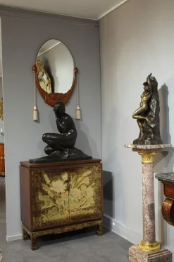 Napoleon III Brocatelle Marmorsäule, 19. Jh.