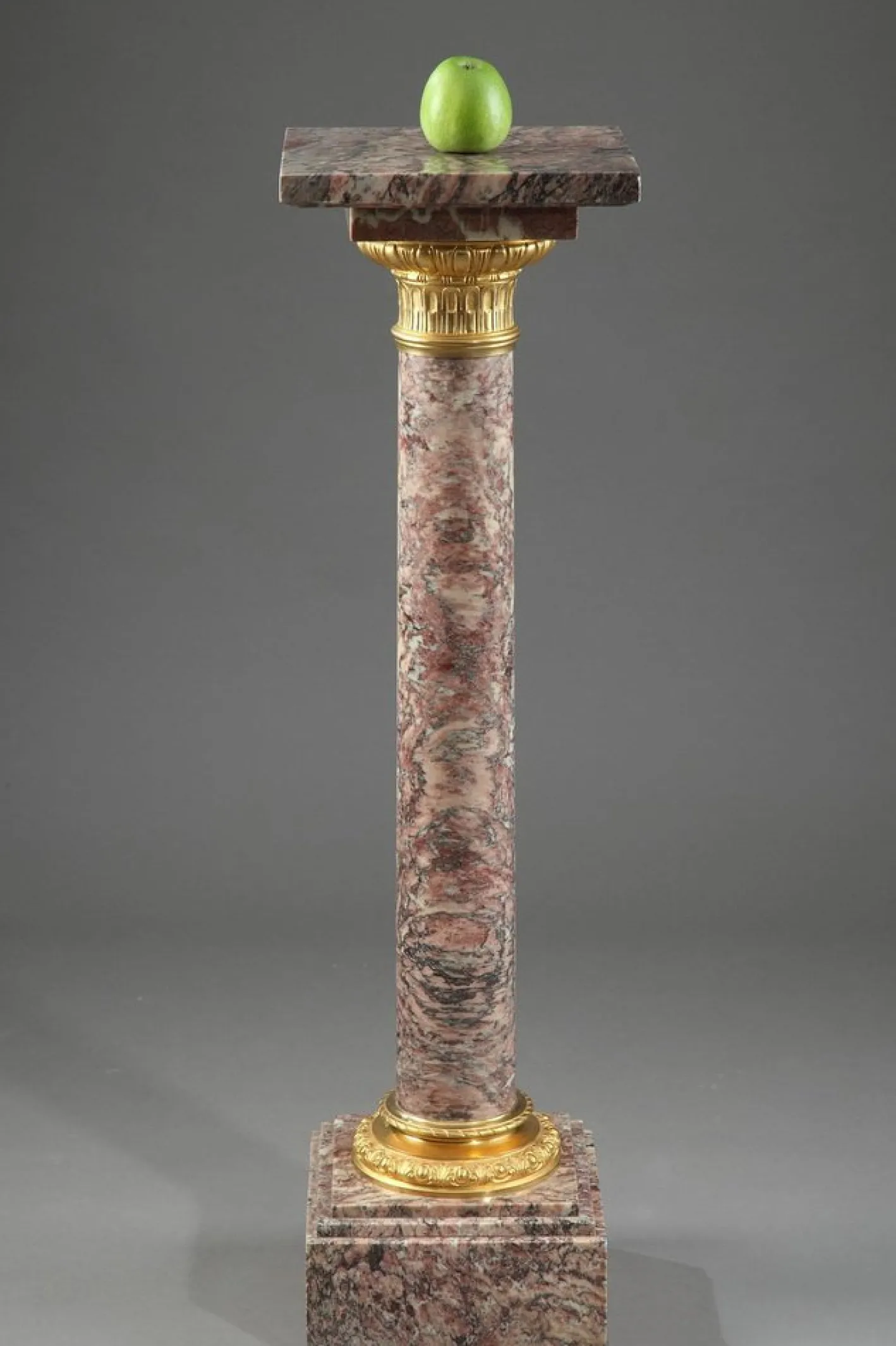 Napoleon III Brocatelle Marmorsäule, 19. Jh.