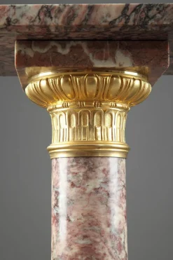 Napoleon III Brocatelle Marmorsäule, 19. Jh.