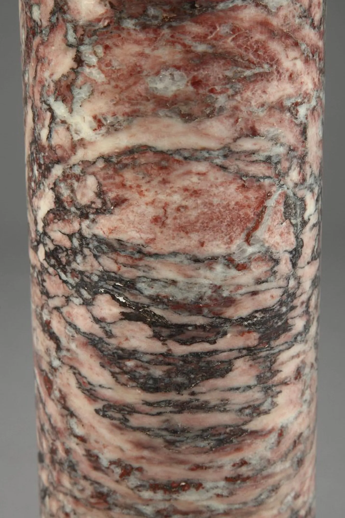 Napoleon III Brocatelle Marmorsäule, 19. Jh.