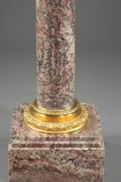 Napoleon III Brocatelle Marmorsäule, 19. Jh.