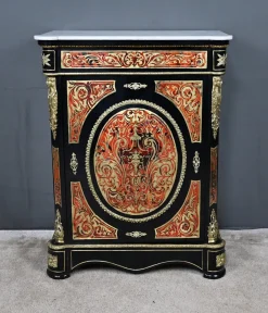 Napoleon III Konsolentisch aus Boulle-Intarsien, Mitte 19. Jh.
