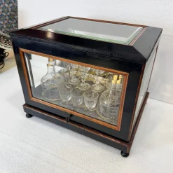 Napoleon III Likörkaraffe aus Kristallglas von Baccarat, Frankreich, 1880er, 21er Set