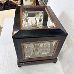 Napoleon III Likörkaraffe aus Kristallglas von Baccarat, Frankreich, 1880er, 21er Set