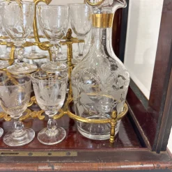 Napoleon III Likörkaraffe aus Kristallglas von Baccarat, Frankreich, 1880er, 21er Set