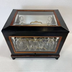 Napoleon III Likörkaraffe aus Kristallglas von Baccarat, Frankreich, 1880er, 21er Set