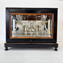 Napoleon III Likörkaraffe aus Kristallglas von Baccarat, Frankreich, 1880er, 21er Set