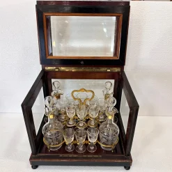 Napoleon III Likörkaraffe aus Kristallglas von Baccarat, Frankreich, 1880er, 21er Set