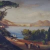 Neapel, Posillipo Schule, Italienische Landschaft, Öl auf Leinwand, Gerahmt