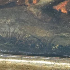 Neapolitanischer Schulmaler, St. Elias, The Miracle of the Crows, 1600, Öl auf Leinwand
