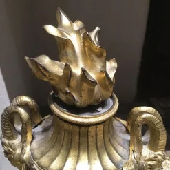 Neoklassizistische Bügel aus Bronze & Eisen, Mitte 18. Jh., Frankreich, 2er Set