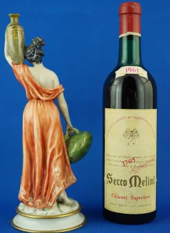 Neoklassizistische Porzellanfigur, 20. Jh., Römischer Wasserträger von Guido Cacciapuoti, Italien, 1920er