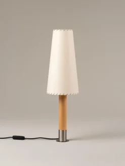 Nickel Básica M2 Tischlampe von Santiago Roqueta, Santa & Cole