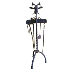 Niederländische Kamingarnitur aus Messing, 1890er