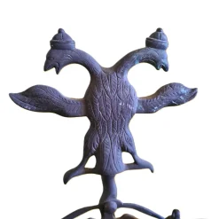 Niederländische Kamingarnitur aus Messing, 1890er