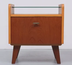 Niederländische Mid-Century Nachttische aus Teak, 1960er, 2er Set