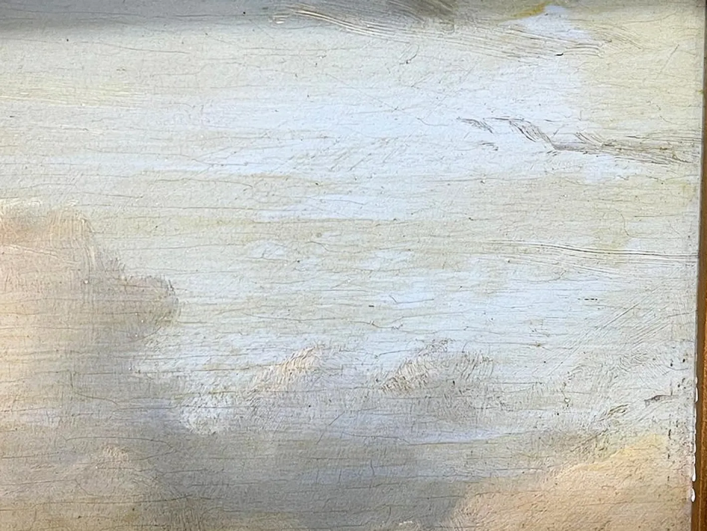 Niederländischer Künstler, Landschaft, 19. Jh., Öl auf Holz, gerahmt