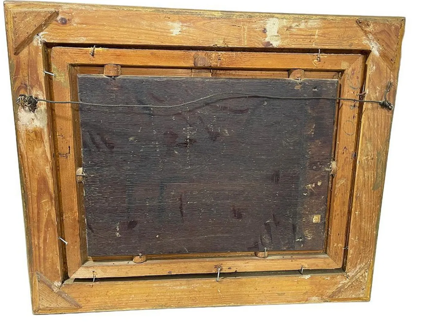 Niederländischer Künstler, Landschaft, 19. Jh., Öl auf Holz, gerahmt