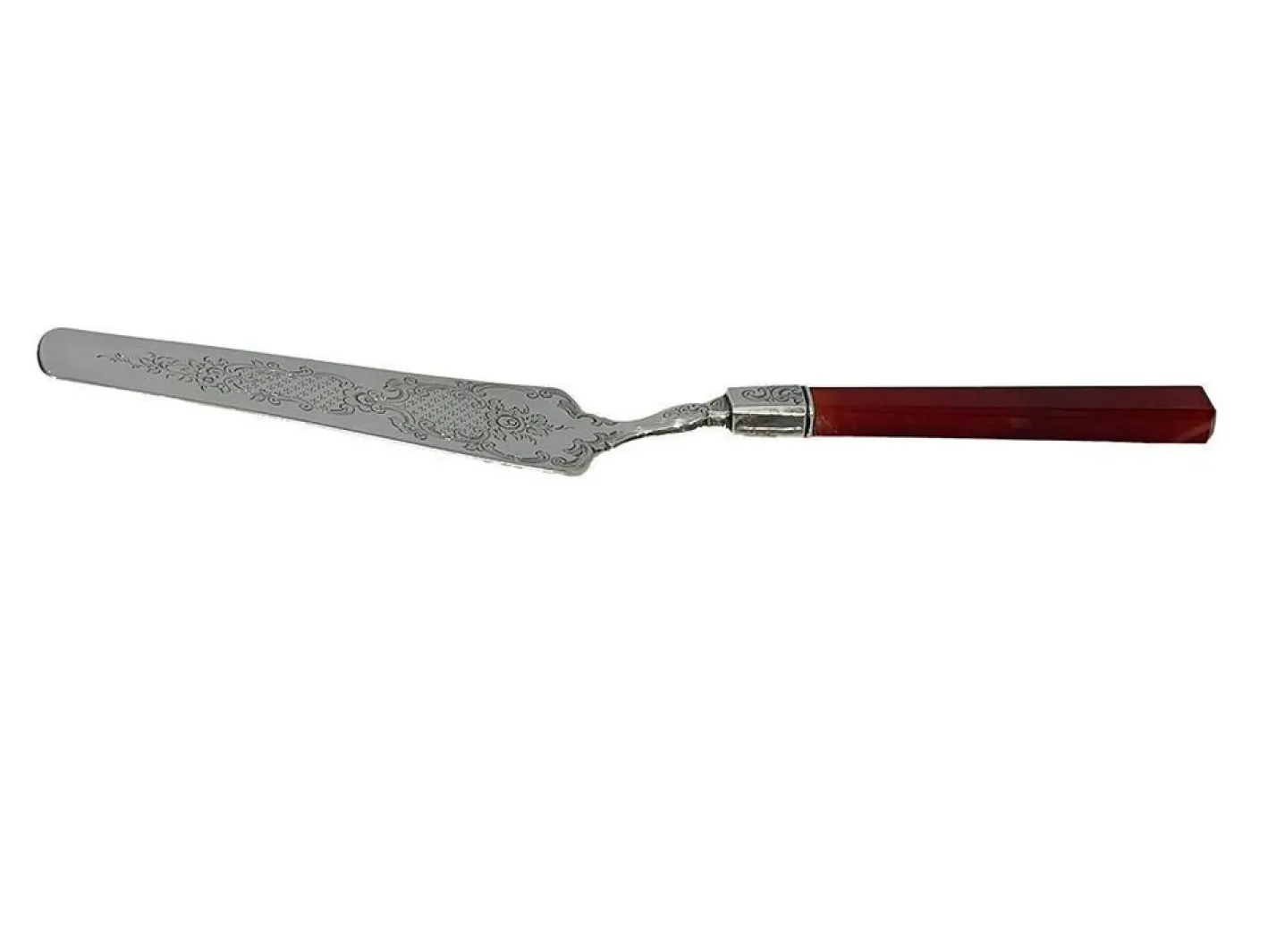 Niederländischer Konditorei aus Achat & Silber von Jacob Hendrik Schouten, 1868