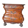 Niederländischer Vintage Barock Triptychon Schrank & Nachttische mit Intarsien, 1920er, 3er Set