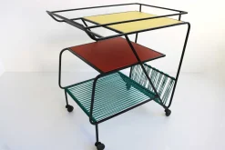 Niederländischer Vintage Servierwagen von Dico, 1950er